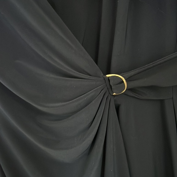 Ralph Lauren navy dress with gold buckle - Picture 4 of 6